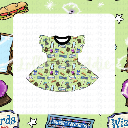 Waverly Wonders - Short Sleeve Twirl Dress (READY-TO-SHIP)