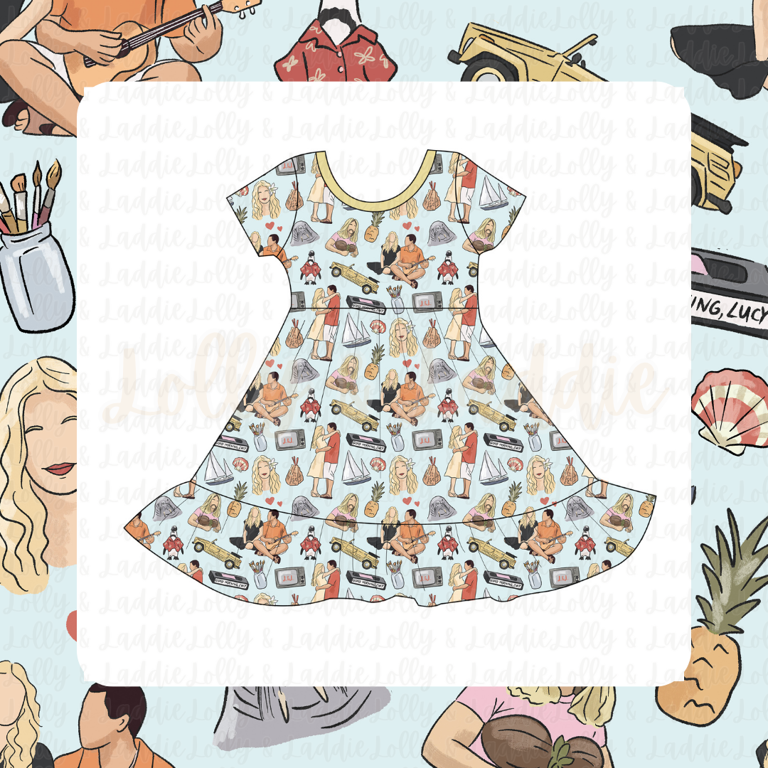 Aloha Again - Twirl Dress (READY-TO-SHIP)