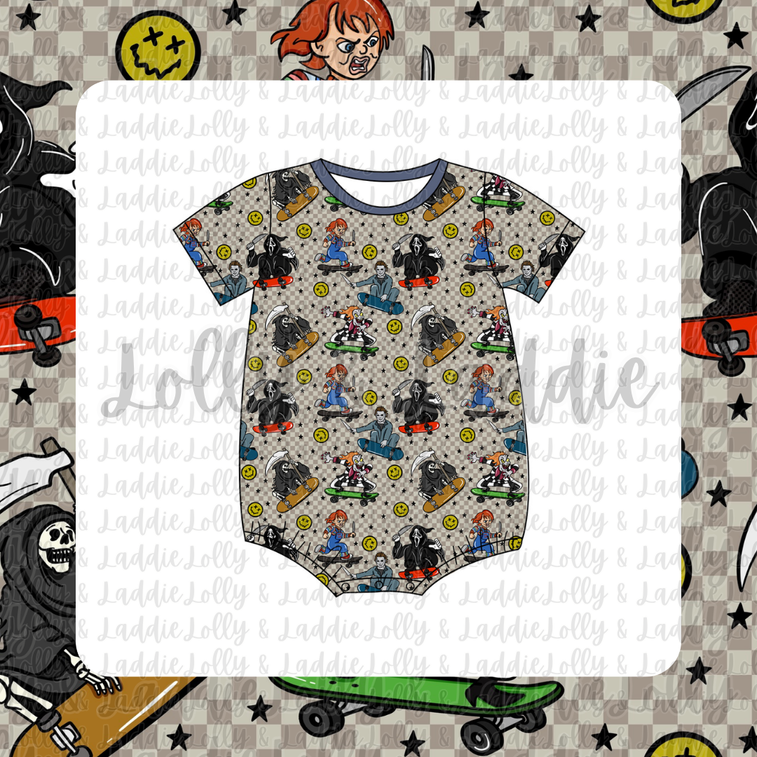 Rad To The Bone - T-Shirt Romper (PRE-ORDER)