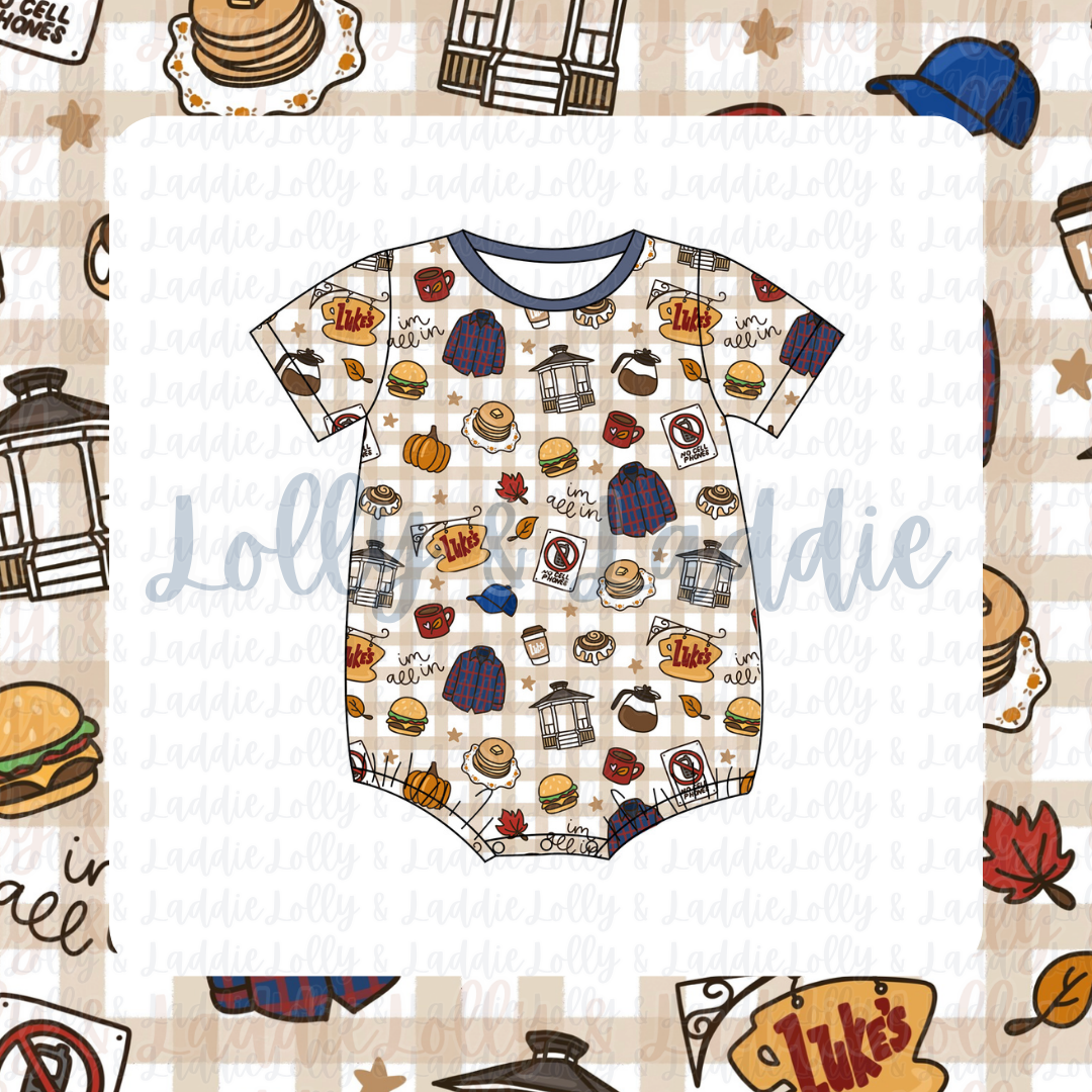Autumn In The Hollow - T-Shirt Romper (PRE-ORDER)
