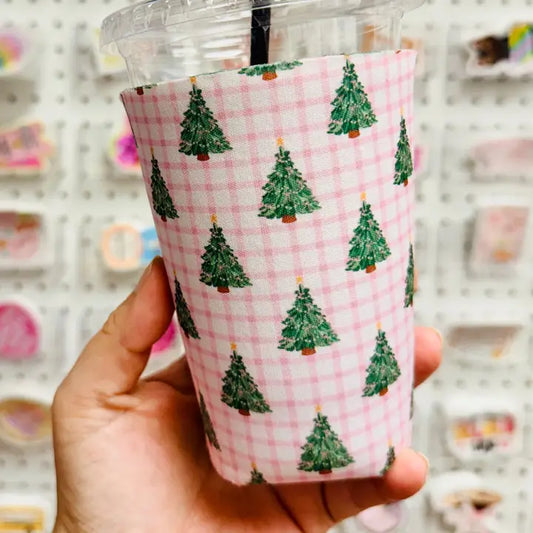 Pink Trees - Drink Sleeve (READY-TO-SHIP)