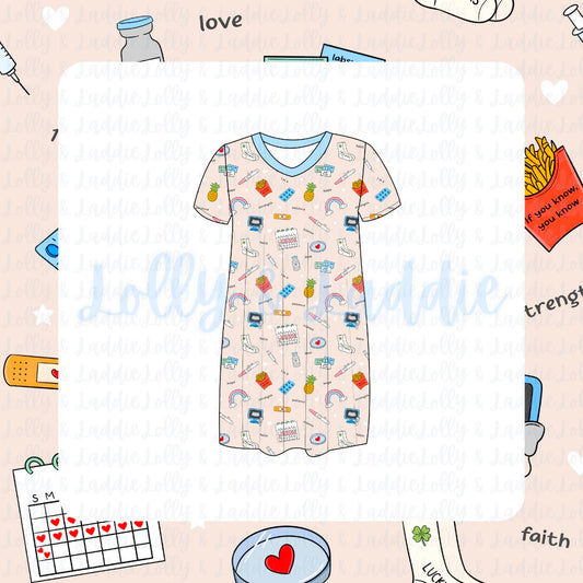 Worth The Wait - Women’s Sleep Dress (READY-TO-SHIP)