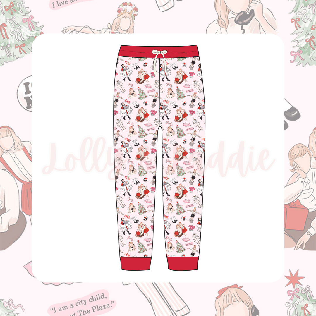 Christmas At The Plaza - Adult (Jogger Pants) (READY-TO-SHIP)
