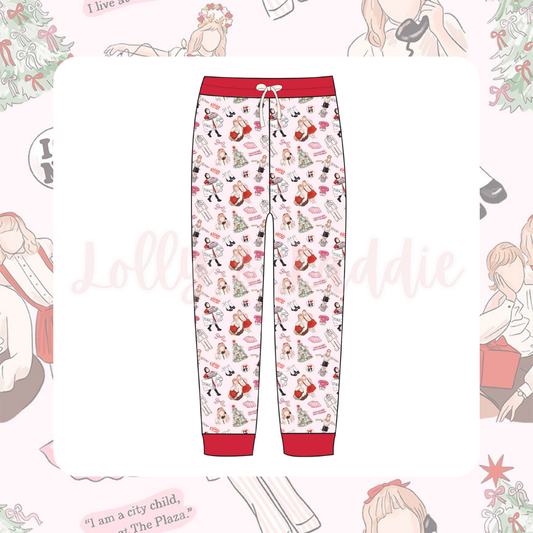 Christmas At The Plaza - Adult (Jogger Pants) (PRE-ORDER)