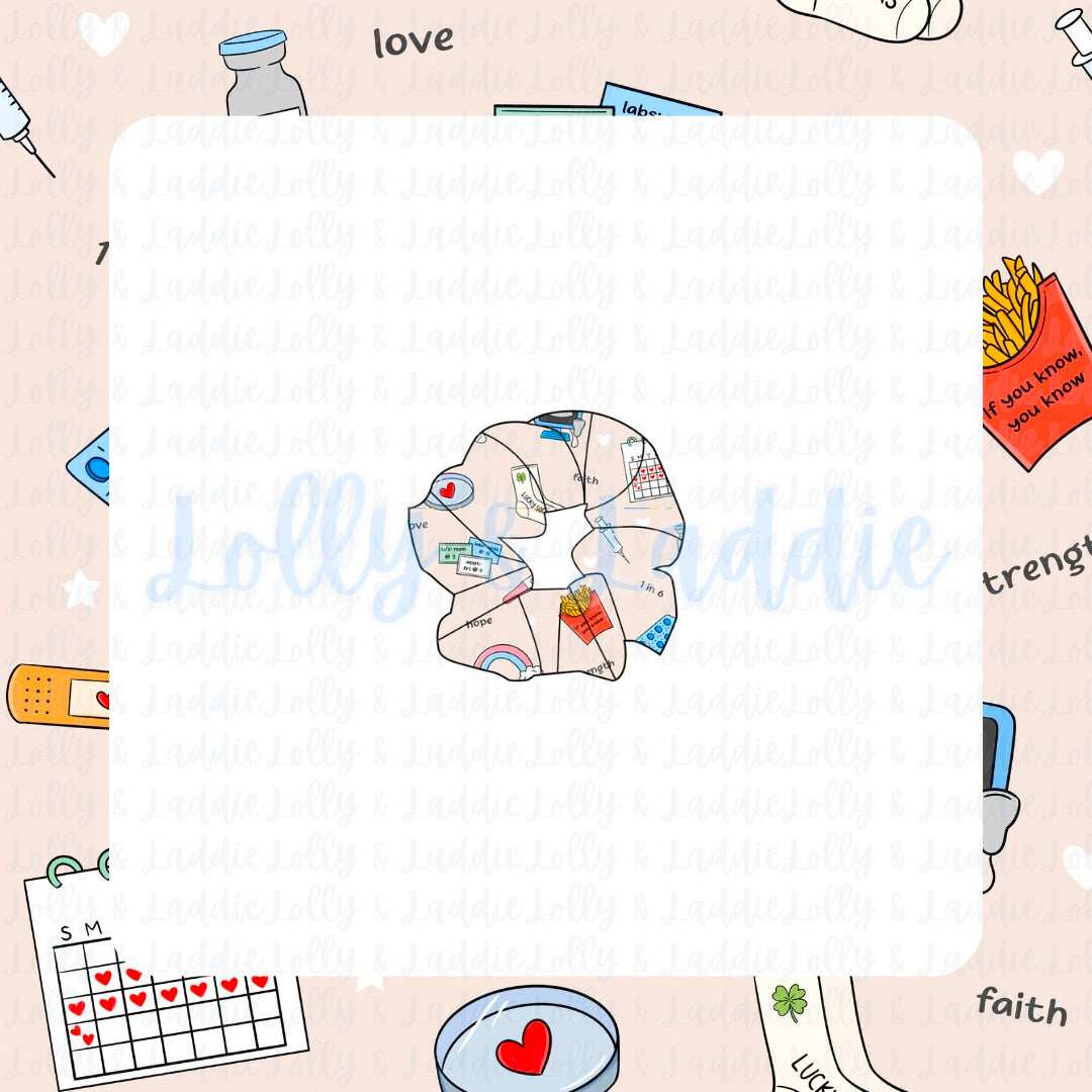 Worth The Wait - Adult Scrunchie (READY-TO-SHIP)