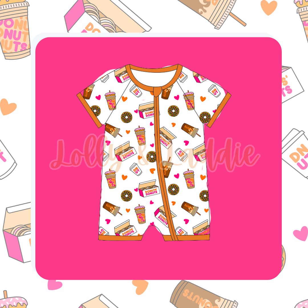 Donuts & Coffee - 12 Month Zippy Shortie (OLD MANUFACTURER/FINAL SALE)
