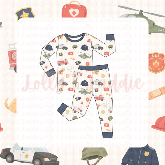 Courage Crew - Kid (Pant Set) (READY-TO-SHIP)