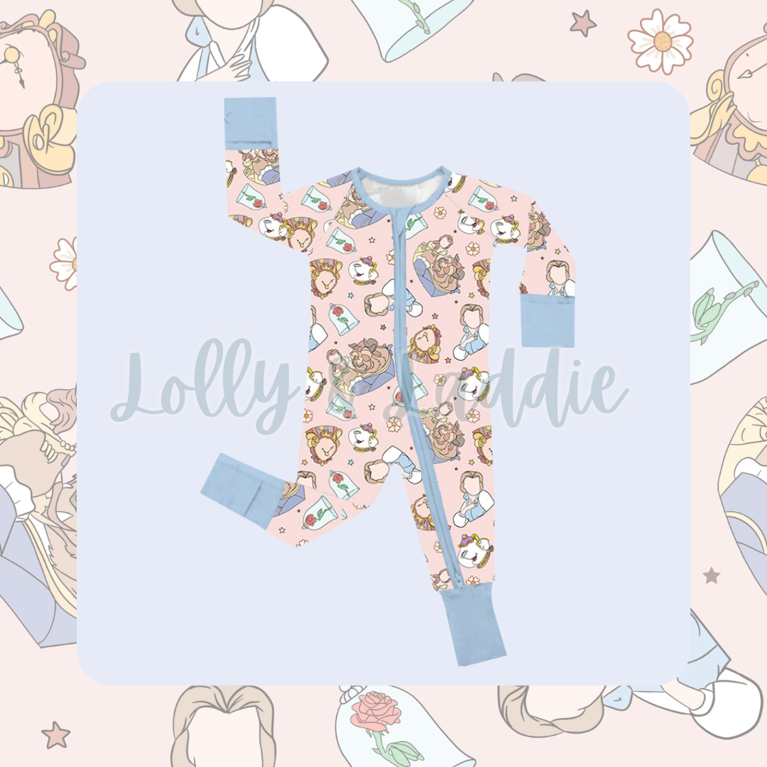 Tale As Old As Time - 3/6 Month Sleeper (OLD MANUFACTURER/FINAL SALE/OLD SIZING)
