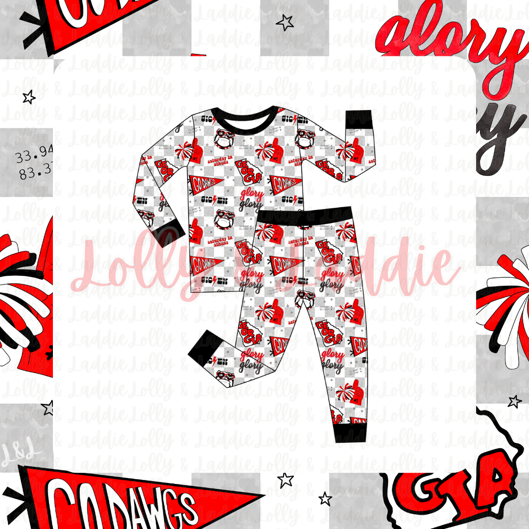 Saturday In Athens - Kid (Pant Set) (READY-TO-SHIP)