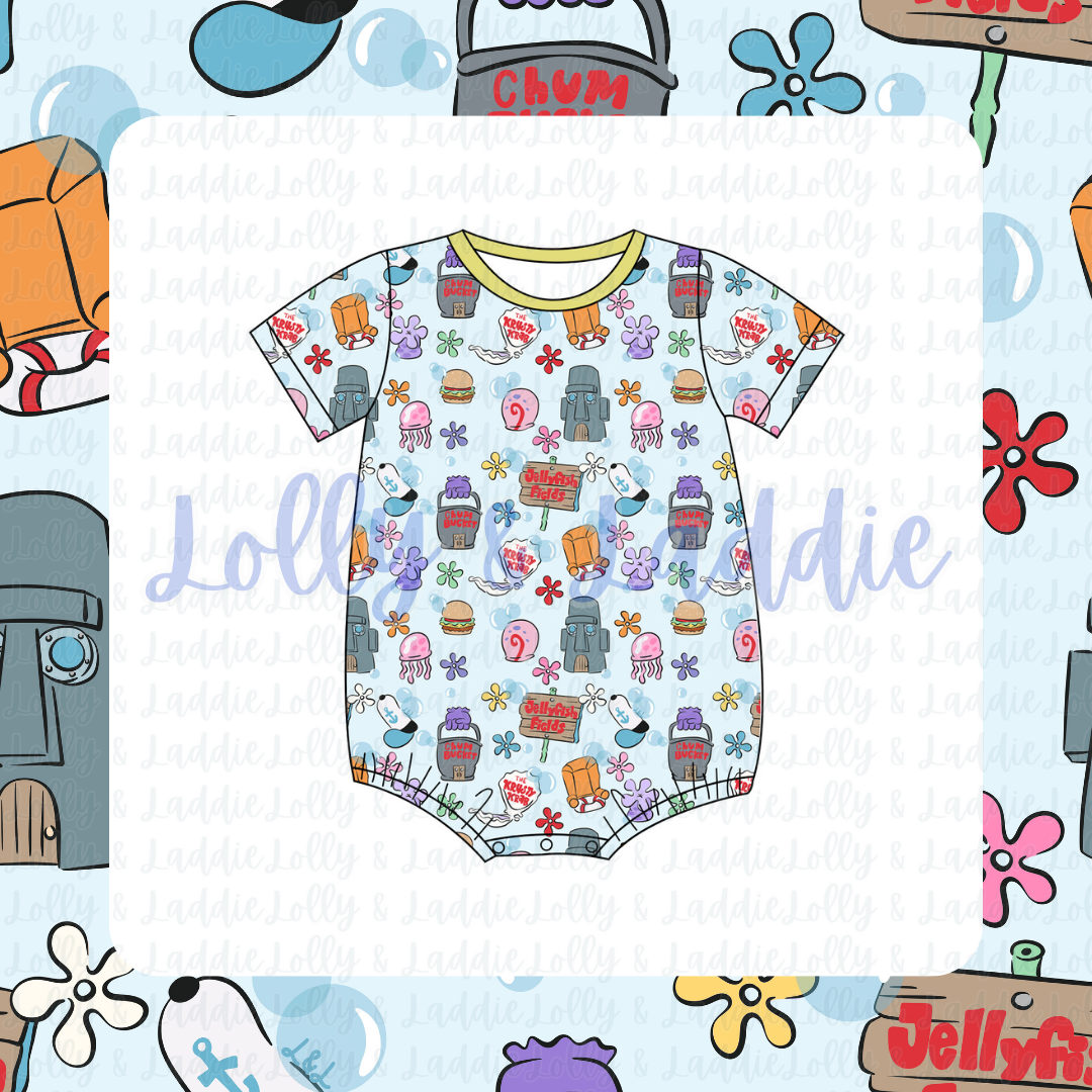 Nautical Nonsense - T-Shirt Romper (PRE-ORDER)