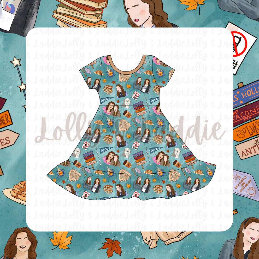 Jumbo Coffee Morning - Twirl Dress (PRE-ORDER)