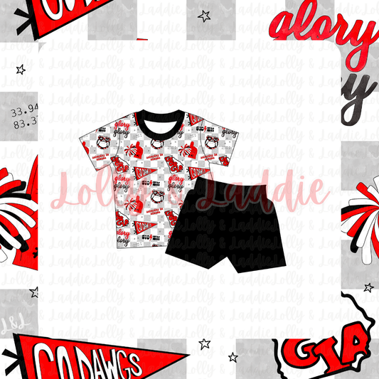 Saturday In Athens - Kid (Short Sleeve Play Set) (READY-TO-SHIP)