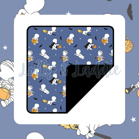 Friendly Ghost (Blue) - 50x50 Blanket (OLD MANUFACTURER/FINAL SALE)