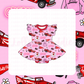 Beauty School Dropout - Short Sleeve Twirl Dress with Bodysuit (READY-TO-SHIP)