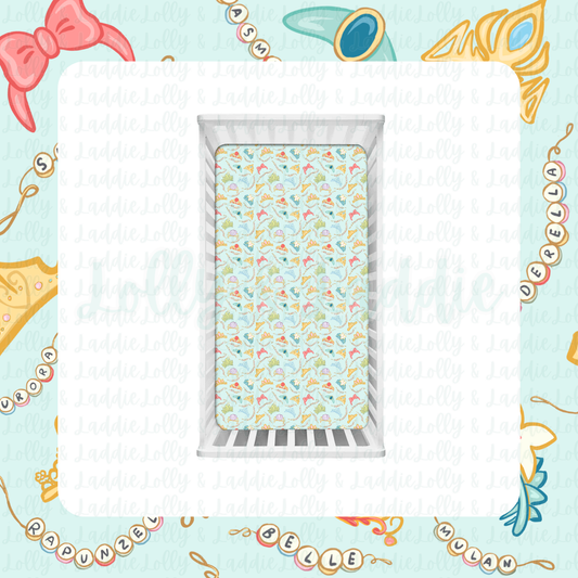 Once Upon A Crown - Fitted Sheet (READY-TO-SHIP)