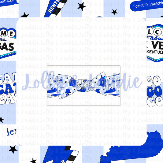 Big Blue Nation - Baby Headband (READY-TO-SHIP)
