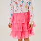 Flappy Birthday (Pink) - Long Sleeve Tutu Dress (READY-TO-SHIP)