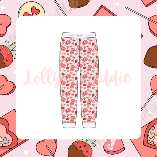 Sweetheart Snuggles - Adult (Jogger Pants) (READY-TO-SHIP)