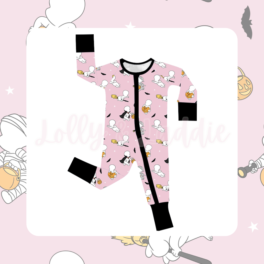 Friendly Ghost (Pink) - Sleeper (OLD MANUFACTURER/FINAL SALE/NEW SIZING)