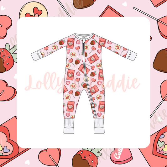 Sweetheart Snuggles - Sleeper (READY-TO-SHIP)