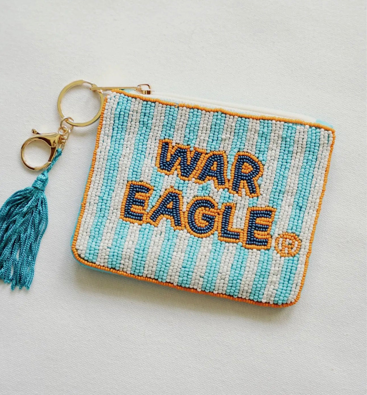 Beaded Coin Purse - Auburn University