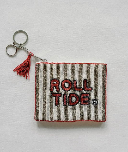 Beaded Coin Purse - University of Alabama