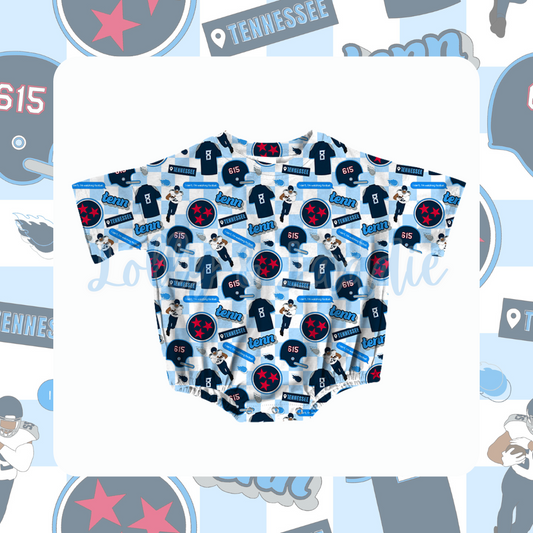 Titan Up - T-Shirt Bubble Romper (OLD MANUFACTURER/FINAL SALE)