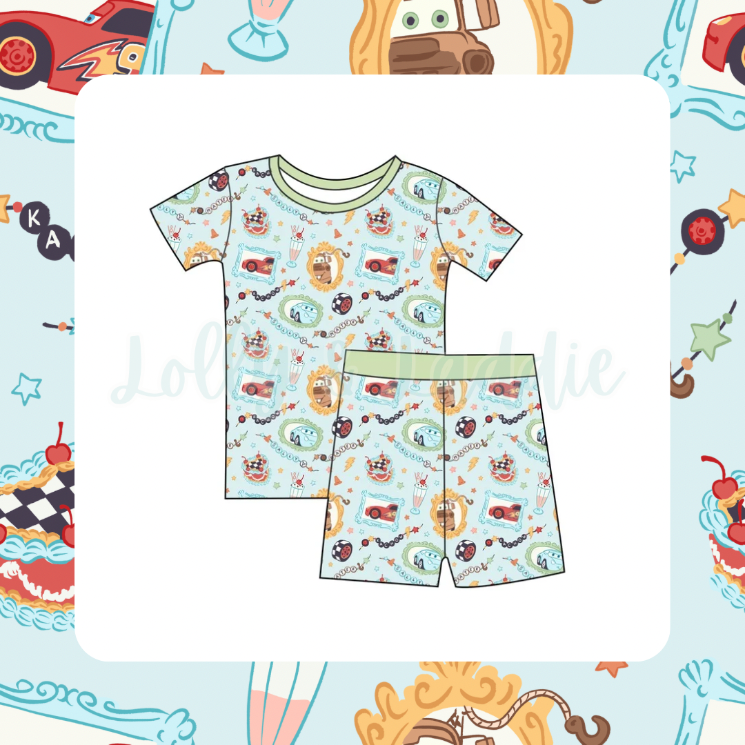 Cruisin’ Route 66 - Kid (Short Set) (READY-TO-SHIP)