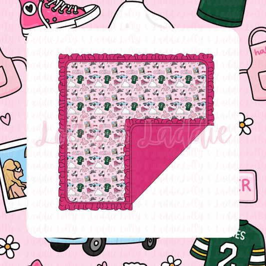 Princeton Girl 818 - Ruffle Blanket (READY-TO-SHIP)