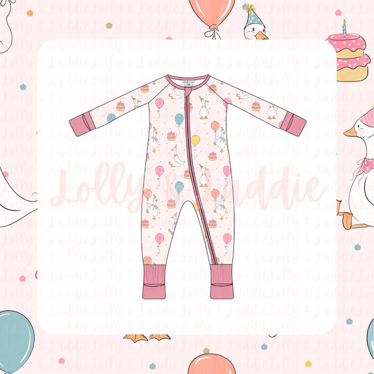 Flappy Birthday (Pink) - Sleeper (PRE-ORDER)