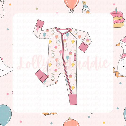 Flappy Birthday (Pink) - Medically Adaptive Sleeper (PRE-ORDER)