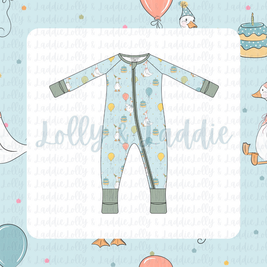Flappy Birthday (Blue) - Sleeper (PRE-ORDER)
