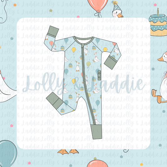 Flappy Birthday (Blue) - Medically Adaptive Sleeper (PRE-ORDER)
