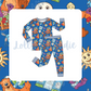 Blue House Hugs - Kid (Pant Set) (READY-TO-SHIP)