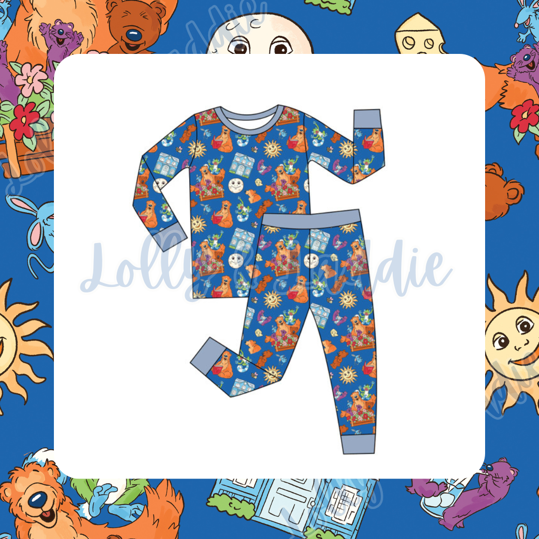 Blue House Hugs - Kid (Pant Set) (READY-TO-SHIP)