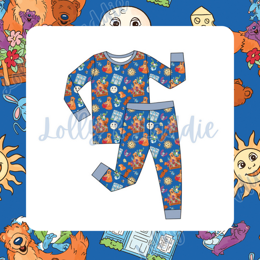 Blue House Hugs - Kid (Pant Set) (READY-TO-SHIP)