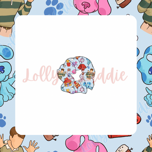 Pawprint Trail - Adult Scrunchie (READY-TO-SHIP)