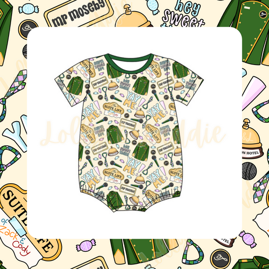 Suite Dreams - T-Shirt Romper (READY-TO-SHIP)