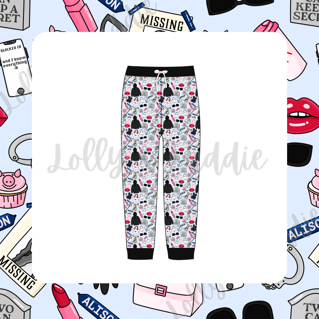 Rosewood Secrets - Adult (Jogger Pants) (READY-TO-SHIP)