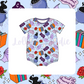 Night Court Dreams - T-Shirt Romper (READY-TO-SHIP)