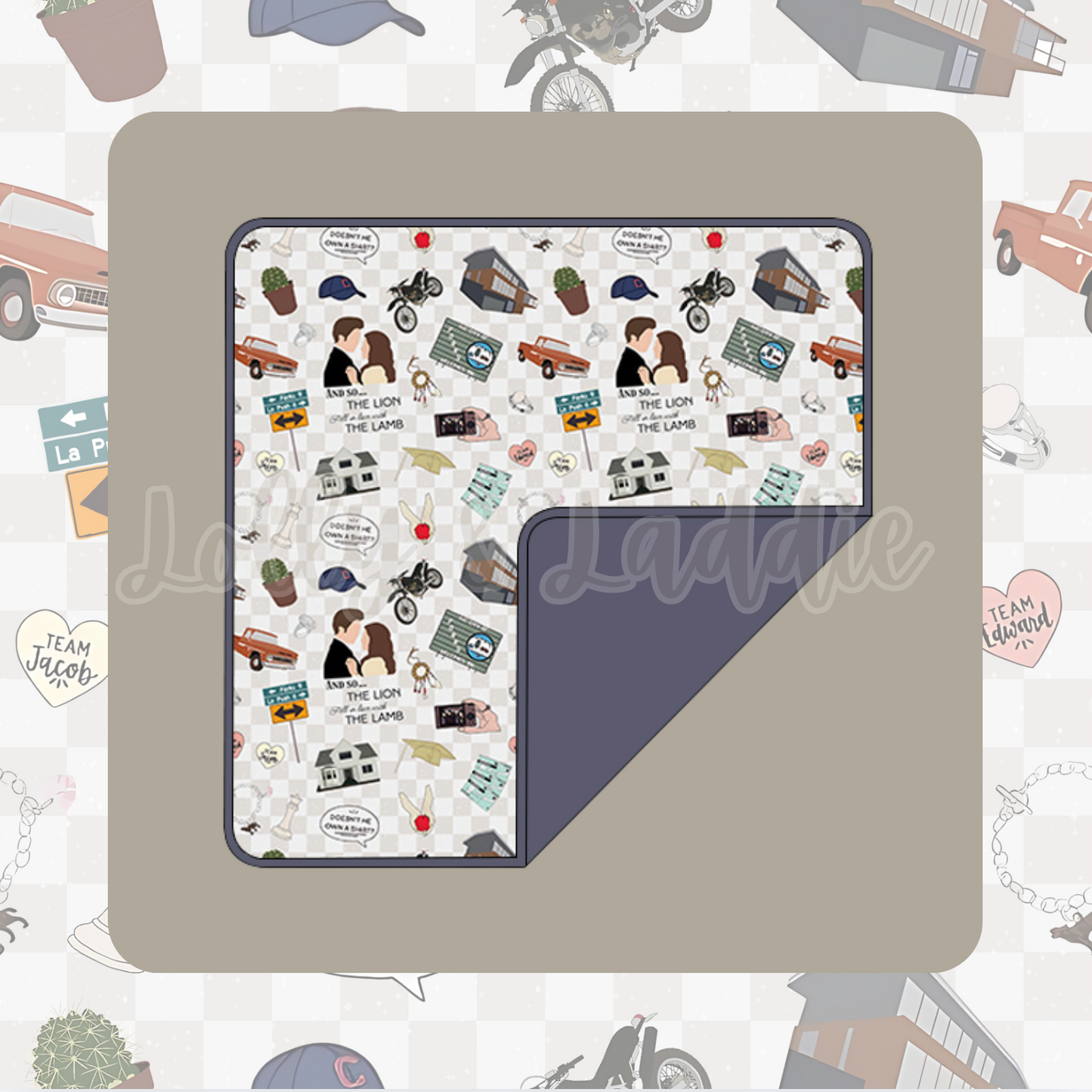 Lion & The Lamb - 50x50 Blanket (OLD MANUFACTURER/FINAL SALE)