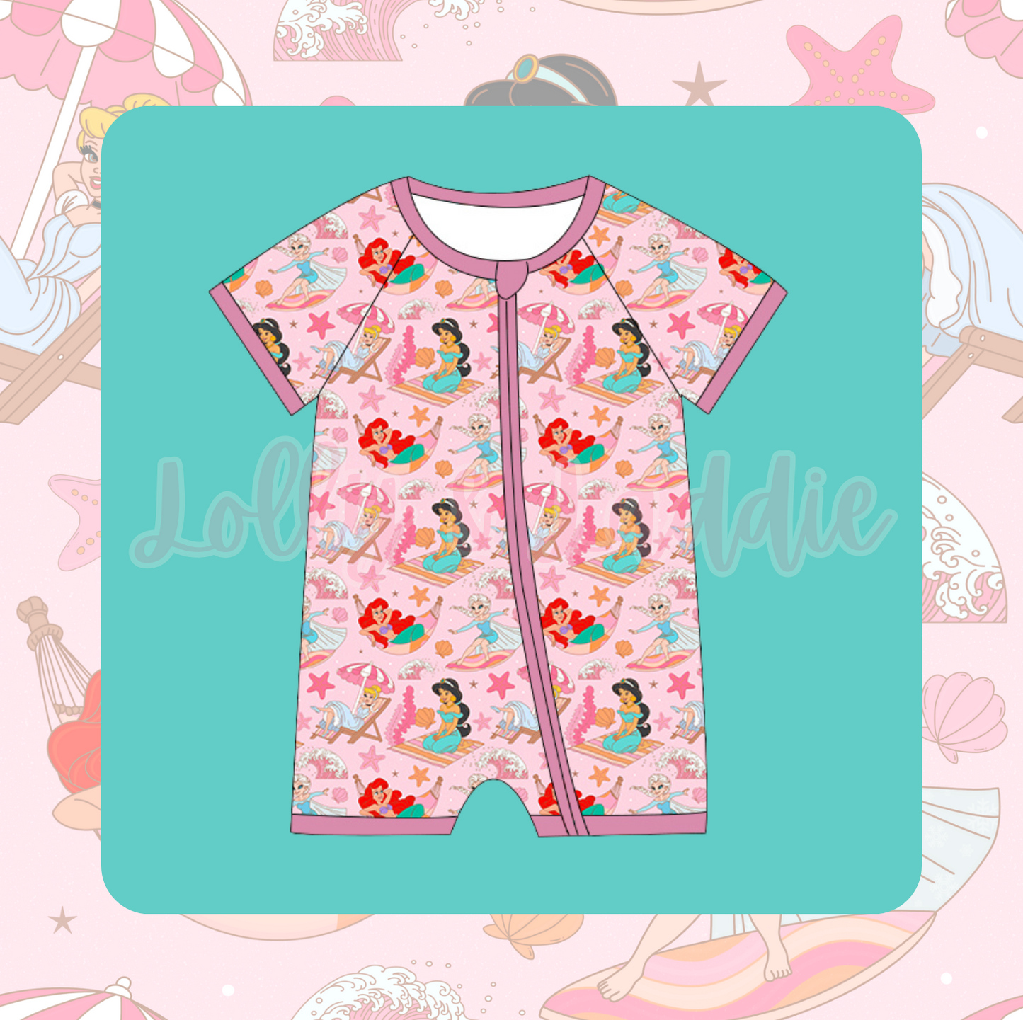 Beach Princess - 2T Zippy Shortie (OLD MANUFACTURER/FINAL SALE)