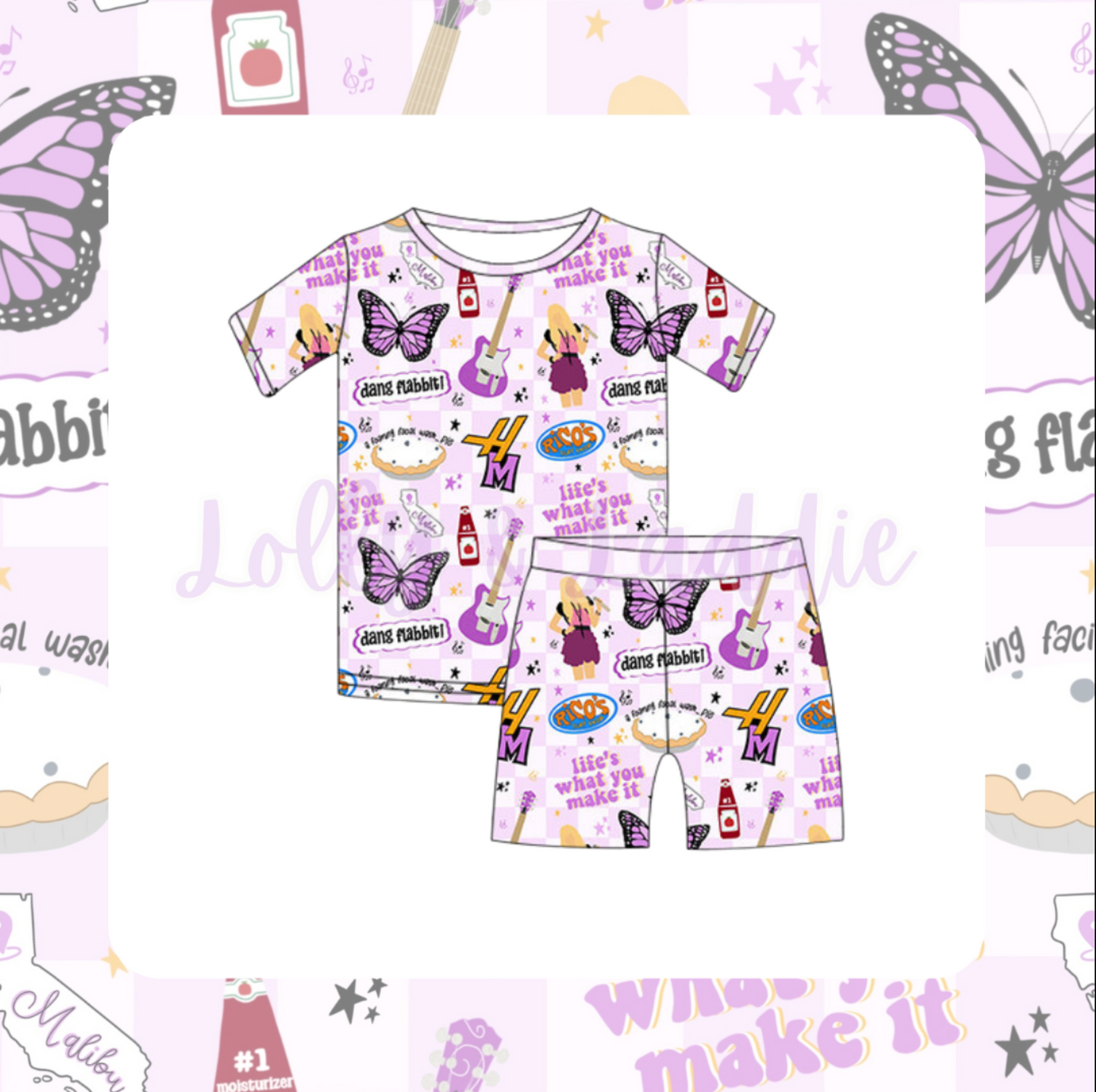 Best Of Both Worlds - 3T Kid Short Set (OLD MANUFACTURER/FINAL SALE)