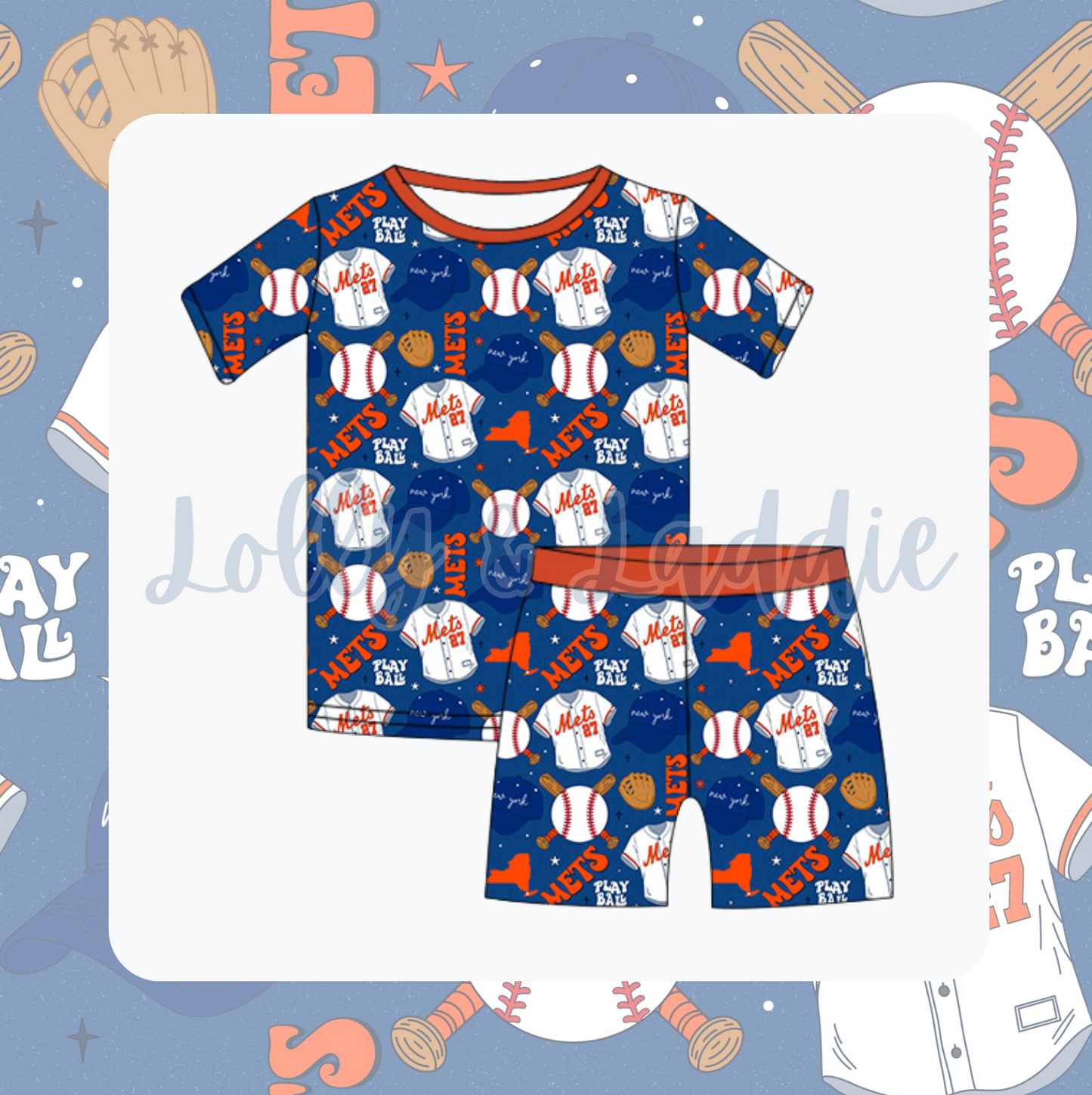 Mets Inspired - Kid Short Set (OLD MANUFACTURER/FINAL SALE)