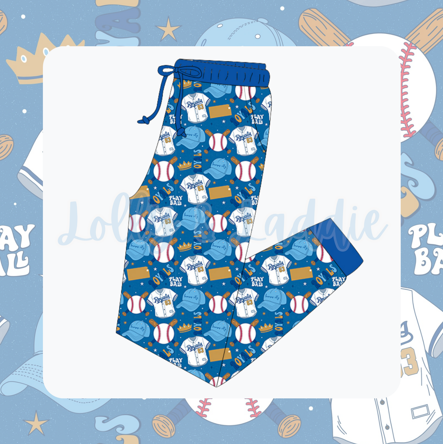 Royals Inspired - Adult Jogger Pants (OLD MANUFACTURER/FINAL SALE)