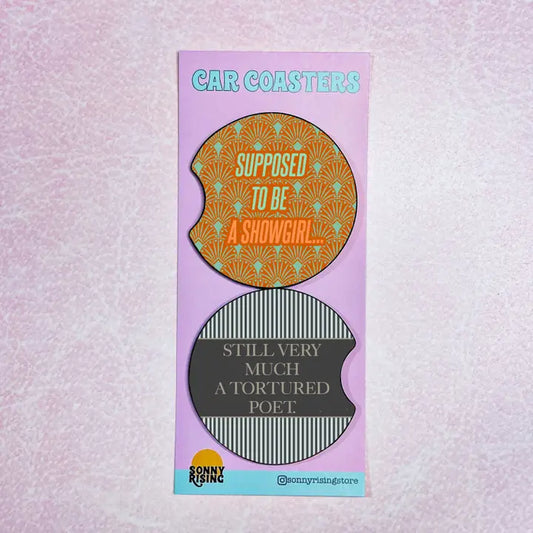 Showgirl /TTPD - Car Coasters (READY-TO-SHIP)