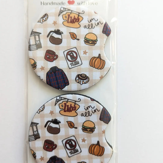 Autumn In The Hollow - Car Coasters (READY-TO-SHIP)