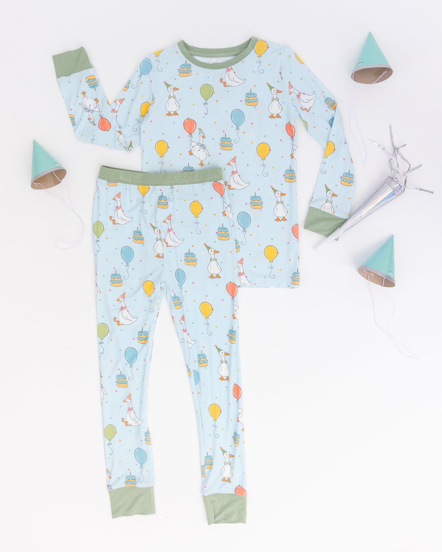 Flappy Birthday (Blue) - Kid (Pant Set) (READY-TO-SHIP)
