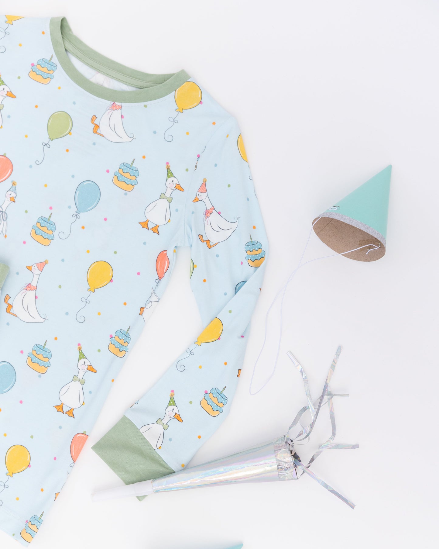 Flappy Birthday (Blue) - Kid (Pant Set) (READY-TO-SHIP)