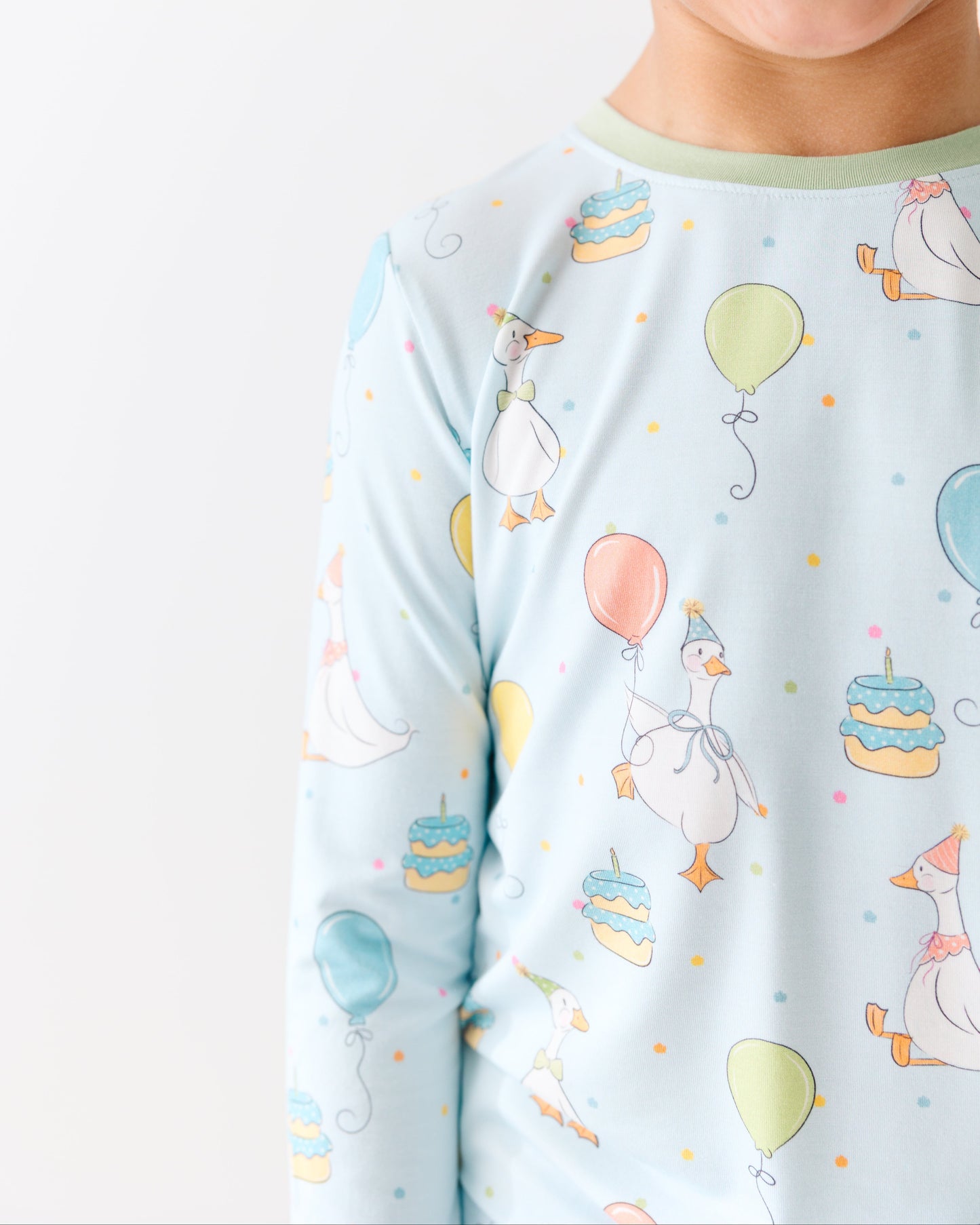 Flappy Birthday (Blue) - Kid (Pant Set) (READY-TO-SHIP)